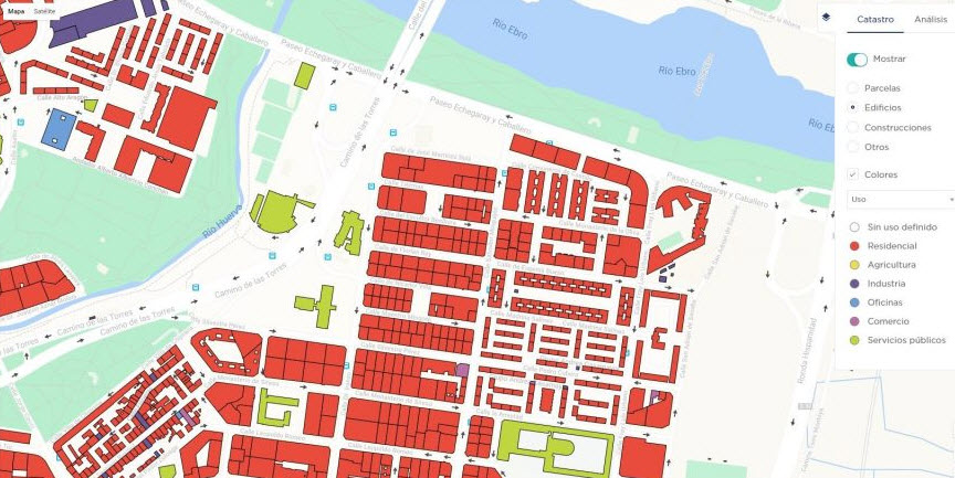 mapa calor edificios