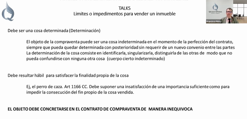 impedimentos vender inmueble